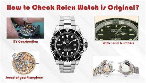 how do you know rolex is real|how to check original rolex.